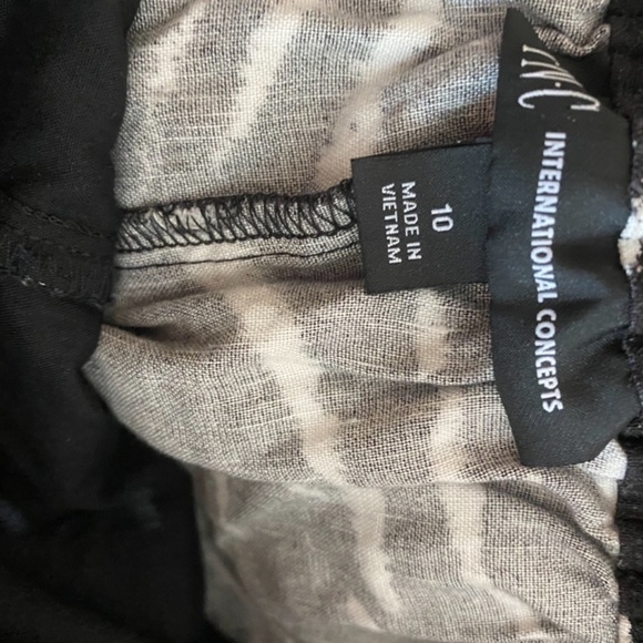 INC linen blend Size 10 pants - Picture 4 of 5